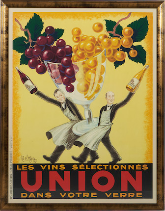 Robert Wolff called Robys (circa 1916-1995); Les Vins Selectionnes Union dans Votre Verre; image 2