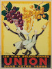 Thumbnail of Robert Wolff called Robys (circa 1916-1995); Les Vins Selectionnes Union dans Votre Verre; image 1
