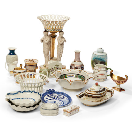 Group of Continental Porcelain Items image 1