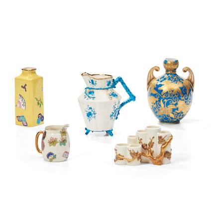 Five English Porcelain Items image 1