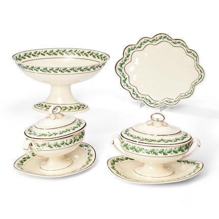 Four Wedgwood Queen's Ware Table Items image 1