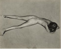 Thumbnail of Edward Weston (1886-1958); Nude on Sand, Oceano; image 1
