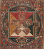 Thumbnail of A BUDDHASAMAYOGA MANDALA CENTRAL TIBET, SHALU MONASTERY, 14TH CENTURY image 1