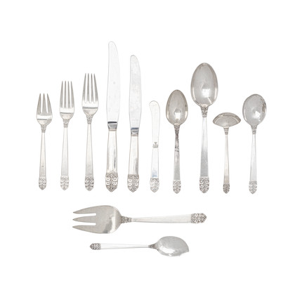 AN AMERICAN STERLING SILVER FLATWARE SERVICE by International Silver Co., Meriden, CT, second half 20th century image 1