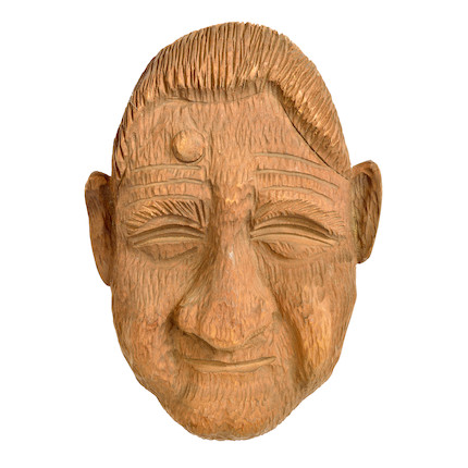 Carved Portrait of Spiro Agnew, Clarence Stringfield (1903-1976), Nashville, Tennessee, c. 1965. image 1