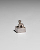 Thumbnail of A SMALL ARCHAIC SILVER SEAL WITH BIXIE KNOB Eastern Han dynasty - Jin dynasty, A.D. 2nd/3rd century image 1