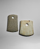 Thumbnail of TWO NEOLITHIC GREY STONE AXES, FU circa 5th-3rd millenium B.C. (2) image 2