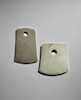 Thumbnail of TWO NEOLITHIC GREY STONE AXES, FU circa 5th-3rd millenium B.C. (2) image 1