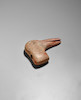 Thumbnail of A NEOLITHIC JADE BIRD-HEAD FORM FINIAL Hongshan culture, circa 3500-2500 B.C. image 3