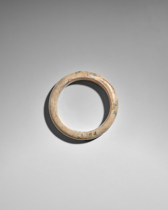 A NEOLITHIC JADE BRACELET, ZHUO Liangzhu culture, circa 3000-2500 B.C. image 1