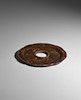 Thumbnail of A LOBED BROWN JADE CUPSTAND Song - Ming dynasty image 2