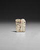 Thumbnail of A WHITE JADE OPENWORK 'BOY' PENDANT Song dynasty image 1