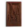Thumbnail of Carved Relief of Ground Zero, Gil Russell (b. 1948), Charlton, Massachusetts, 2002. image 1
