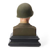 Thumbnail of Carved and Painted Life-sized Bust of George S. Patton, Armand LaMontagne (b. 1938), Scituate, Rhode Island, 1983. image 2