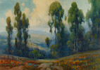 Thumbnail of Percy Gray (1869-1952) Path to the Blue Mountains sight 20 x 27 in.  framed 32 1/2 x 40 1/4 in. image 1