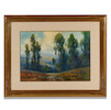 Thumbnail of Percy Gray (1869-1952) Path to the Blue Mountains sight 20 x 27 in.  framed 32 1/2 x 40 1/4 in. image 2