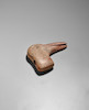 Thumbnail of A NEOLITHIC JADE BIRD-HEAD FORM FINIAL Hongshan culture, circa 3500-2500 B.C. image 2