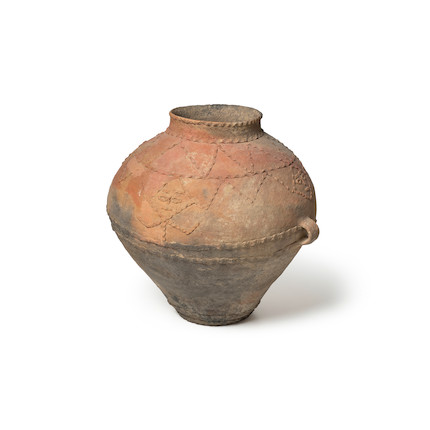 A RARE NEOLITHIC POTTERY JAR Majiayao culture, Banshan type, mid-3rd millennium B.C. image 3