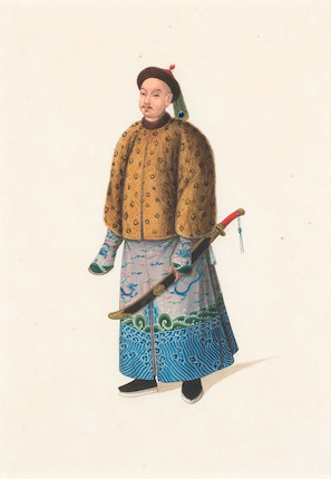 CHINESE ARTIST, C. 1805-1810 SIX FINE AND RARE STUDIES image 5