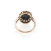 Thumbnail of A GOLD, SILVER-TOPPED GOLD, SAPPHIRE AND DIAMOND RING image 2