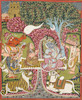 Thumbnail of AN ILLUSTRATION FROM A DEVI MAHATMYA SERIES THE SAIVITE HOLY FAMILY UNIARA, CIRCA 1760-80 image 1