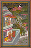 Thumbnail of SIX ILLUSTRATIONS FROM A BARAMASA SERIES  BUNDI OR UNIARA, CIRCA 1760-80 image 4