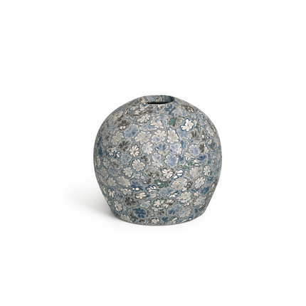 MATSUI KŌSEI (1927-2003) A Marbleized Colored-Clay Jar with Floral Patterning Showa (1926-1989) or Heisei (1989-2019) era, circa 1990 image 4