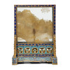 Thumbnail of Cloisonne/Gilt-bronze Table Screen Electrified as Lamp image 1