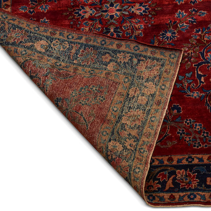 Kashan Rug Iran 3 ft. 5 in. x 4 ft. 9 in. image 2