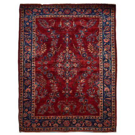 Kashan Rug Iran 3 ft. 5 in. x 4 ft. 9 in. image 1