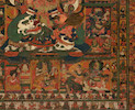 Thumbnail of A VAISHRAVANA MANDALA CENTRAL TIBET, SHALU MONASTERY, 14TH CENTURY image 2
