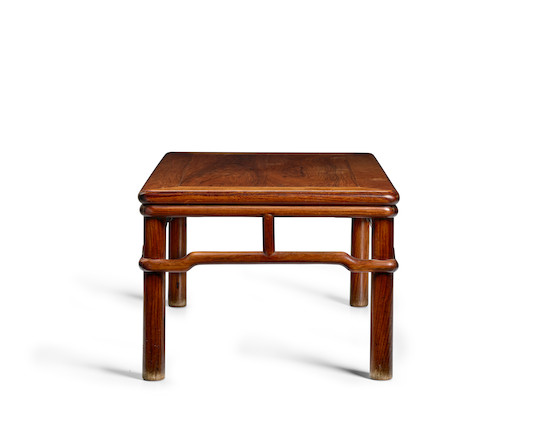 A HUANGHUALI RECTANGULAR LOW TABLE, KANGZHUO 17th/18th century image 3