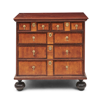 William and Mary Chest of Drawers, probably Rhode Island, c. 1715. image 1