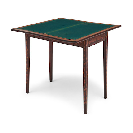 Inlaid Mahogany Games Table, Europe, 19th century. image 2