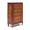 Thumbnail of Inlaid Oak Tall Chest, Europe, 19th century. image 2