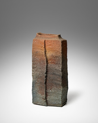 KOHYAMA YASUHISA (1936-) A Sculptural Stoneware Vase Heisei era (1989-2019), 1998 image 1