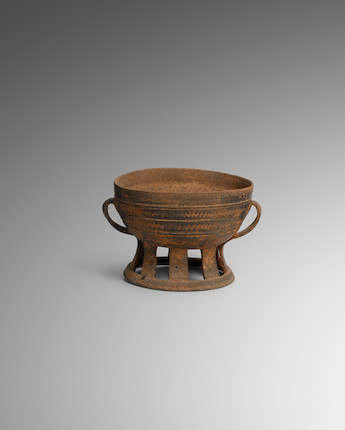 A MOUNTED CUP Korean, Three Kingdoms Period, 5th/6th century image 1