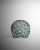 Thumbnail of MATSUI KŌSEI (1927-2003) A Marbleized Colored-Clay Jar with Floral Patterning Showa (1926-1989) or Heisei (1989-2019) era, circa 1990 image 2