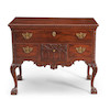 Thumbnail of Exceptional Carved and Figured Mahogany Chippendale Dressing Table, Philadelphia, Pennsylvania, c. 1765. image 1