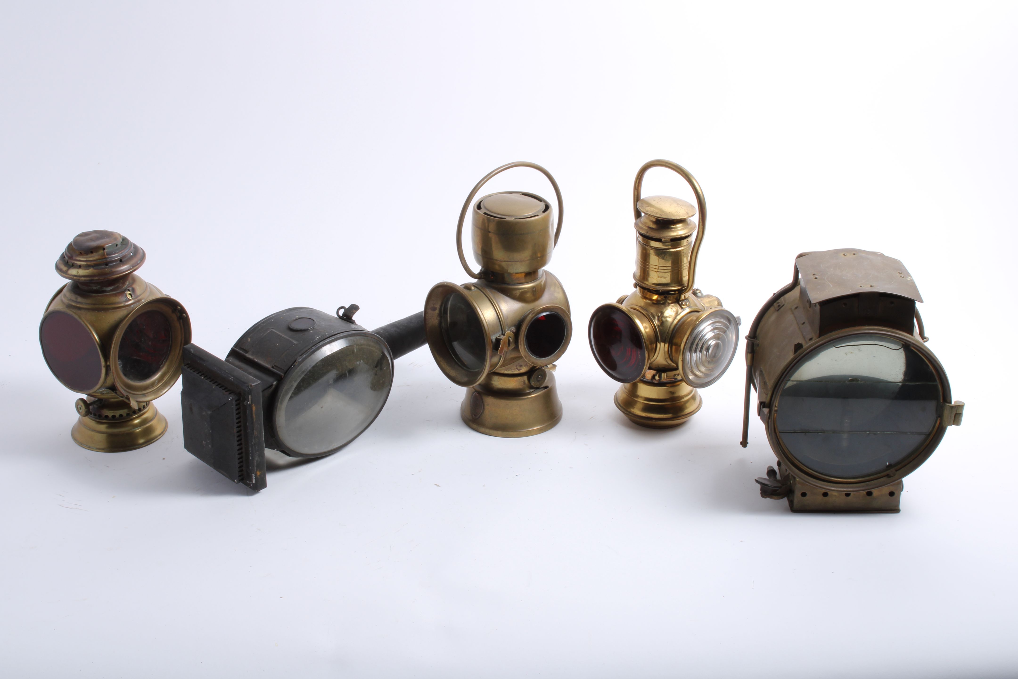 Five assorted lamps, ((5))