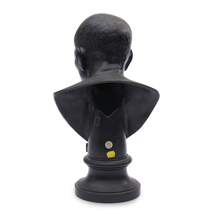 Black Basalt Library Bust of Cicero, England, late 18th/early 19th century, image 2