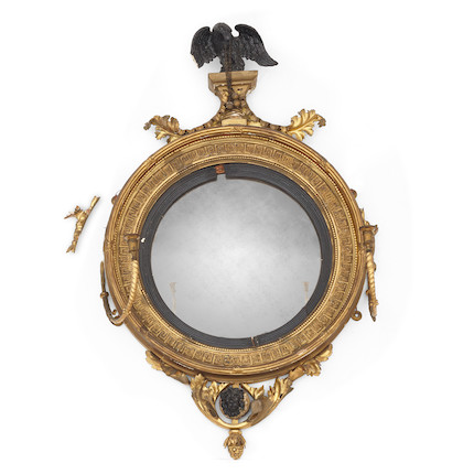 Giltwood Girandole Mirror, England, early 19th century. image 1