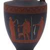 Thumbnail of Large Encaustic Decorated Black Basalt Vase, England, early 19th century, image 4