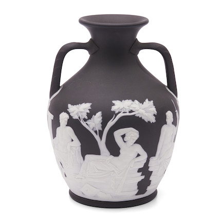 Wedgwood Black Jasper Dip Portland Vase, England, 19th century, image 3