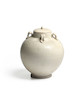 Thumbnail of A WHITE-GLAZED OVIFORM JAR AND COVER  Tang dynasty image 1