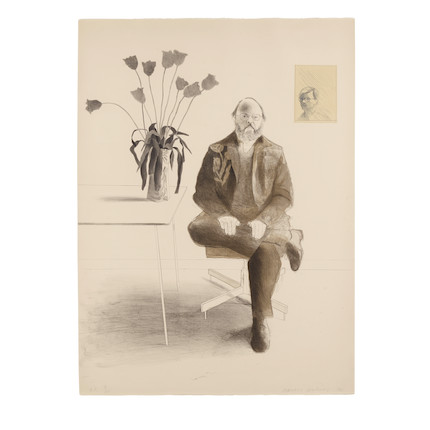David Hockney (born 1937); Henry with Tulips, from Friends; image 1