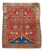 Thumbnail of Sarouk Scatter Rug Iran 2 ft. 1 in. x 2 ft. 8 in. image 1