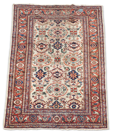 Ivory Mahal Carpet Iran 6 ft. 8 in. x 9 ft. 8 in. image 1