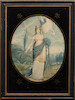 Thumbnail of Three Continents Mezzotints and a Cutwork Picture, 18th/19th century. image 3