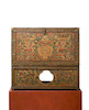 Thumbnail of A PAINTED WOOD STORAGE CHEST AND STAND TIBET, CIRCA 18TH CENTURY image 1